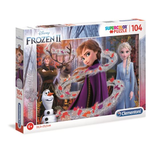 Clementonı Simli Frozen Puzzle 104 Parça