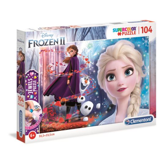 Clementonı Mücevher Frozen Puzzle 104 Parça