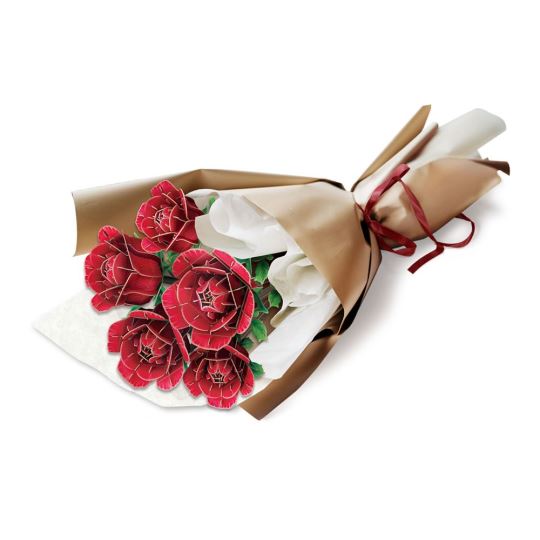 Büyük Gül Buketi 3d Puzzle