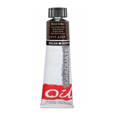 Daler Rowney Graduate Yağlı Boya Burnt Umber