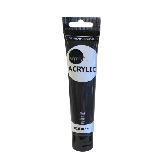 Simply Akrilik Boya 75ML Black