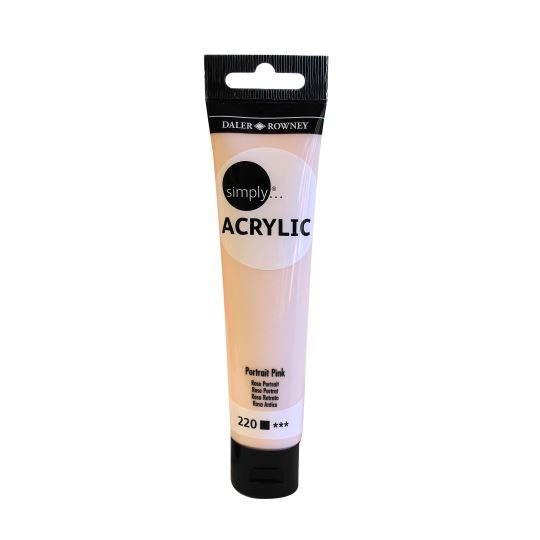 Simply Akrilik Boya 75ML Portraıt Pınk