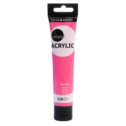 Simply Akrilik Boya 75ML Neon Pınk