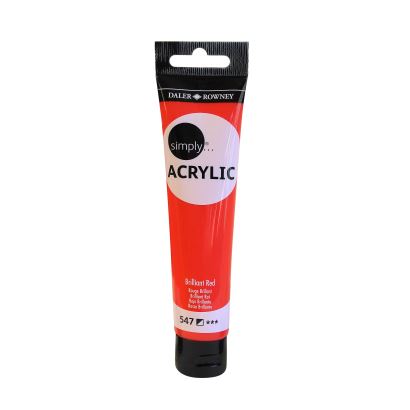 Simply Akrilik Boya 75ML Brıllant Red