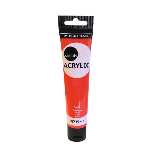 Simply Akrilik Boya 75ML Scarlet