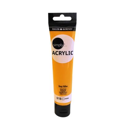 Simply Akrilik Boya 75ML Deep Yellow