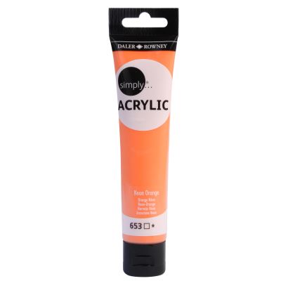 Simply Akrilik Boya 75ML Neon Orange