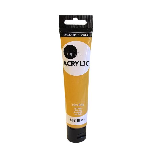 Simply Akrilik Boya 75ML Yellow Ochre