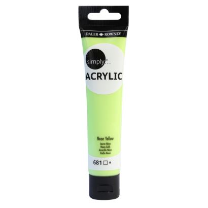 Simply Akrilik Boya 75ML Neon Yellow