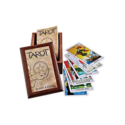 Tarot 78 Kart ve Kitap (Ahşap Kutulu) 0