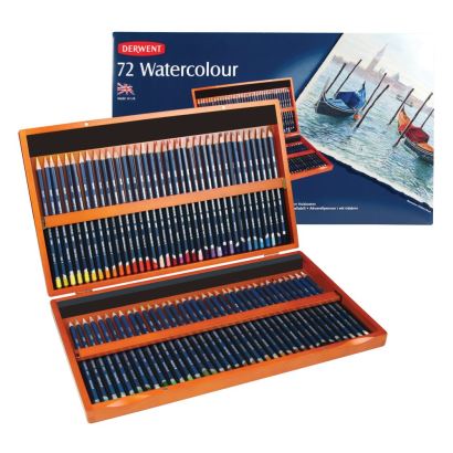 Derwent Watercolour Sulu Boya Kalemi Ahşap Set 72 Renk