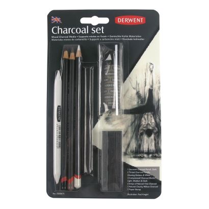 Derwent Charcoal Pencils Füzen Seti