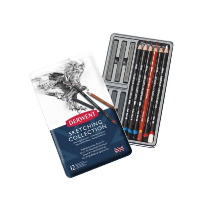 Derwent Sketching Collection Eskiz Koleksiyonu 12 Renk