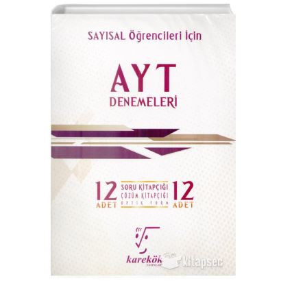 AYT DENEMELRİ SORU KİTAPÇIĞI 12 Lİ