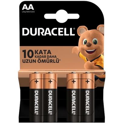 Duracell Kalem Pil AA 4'lü