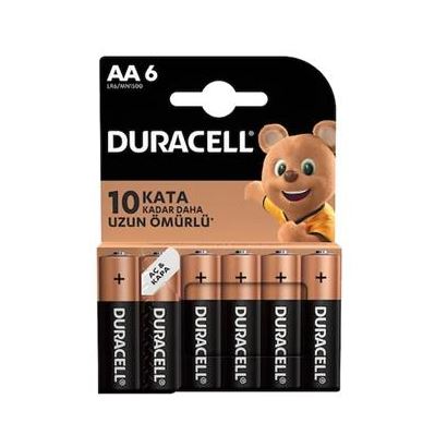 Duracell Kalem Pil AA 6'lı