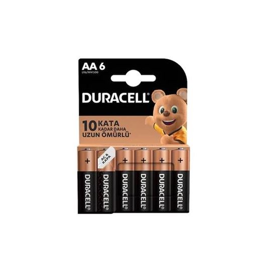 Duracell Kalem Pil AA 6'lı