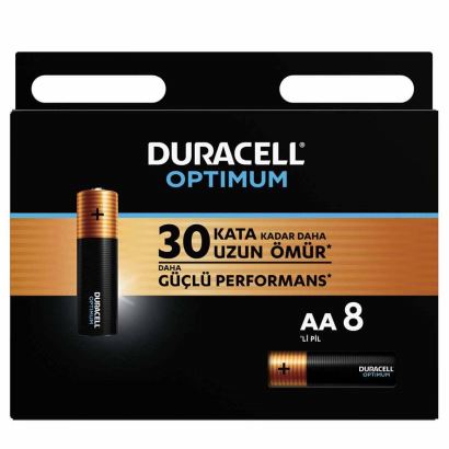 Duracell Optımum Kalem Pil 8'li