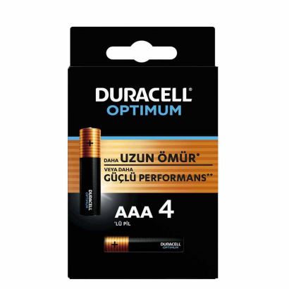 Duracell Optımum İnce Kalem Pil 4'lü