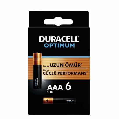 Duracell Optımum İnce Kalem Pil 6'Lı