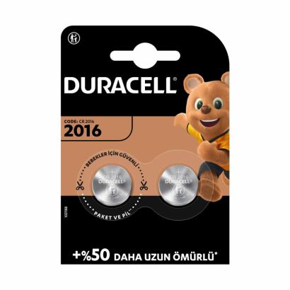 Duracell Düğme Pil 2016 3V