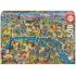 Educa Paris Map 500 Parça Yetişkin Puzzle