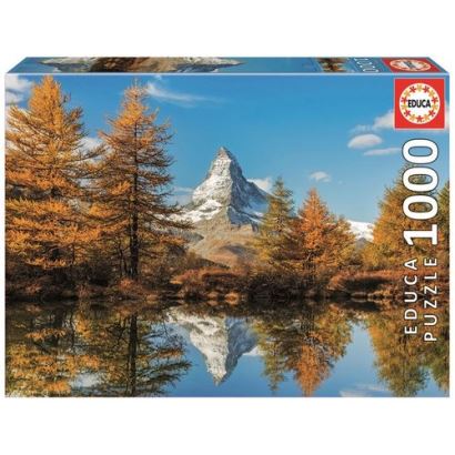 Educa 1000 Parça Sonbahar'da Matterhorn Dağı Puzzle