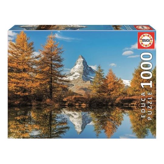 Educa 1000 Parça Sonbahar'da Matterhorn Dağı Puzzle