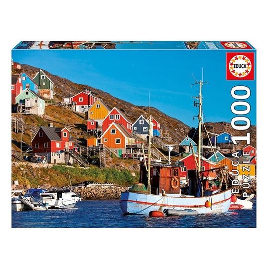 Educa Puzzle 1000 Parça İskandinav Evler