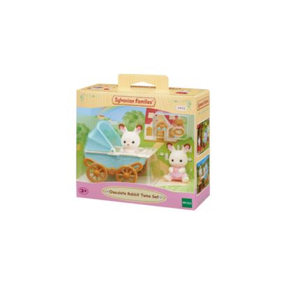 Sylvanian Families Çikolata Kulaklı İkiz Tavşan Bebek