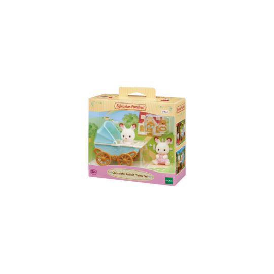 Sylvanian Families Çikolata Kulaklı İkiz Tavşan Bebek