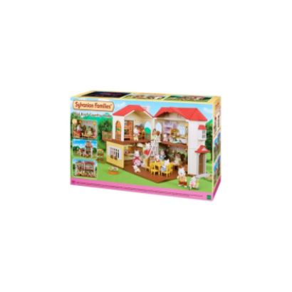 Sylvanian Families Kırmızı Çatılı Işıklı Şehir Evi