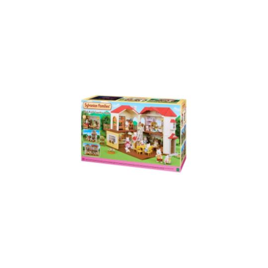 Sylvanian Families Kırmızı Çatılı Işıklı Şehir Evi