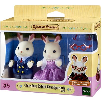 Sylvanian Families Çikolata Kulaklı Tavşan Anneanne&Dede