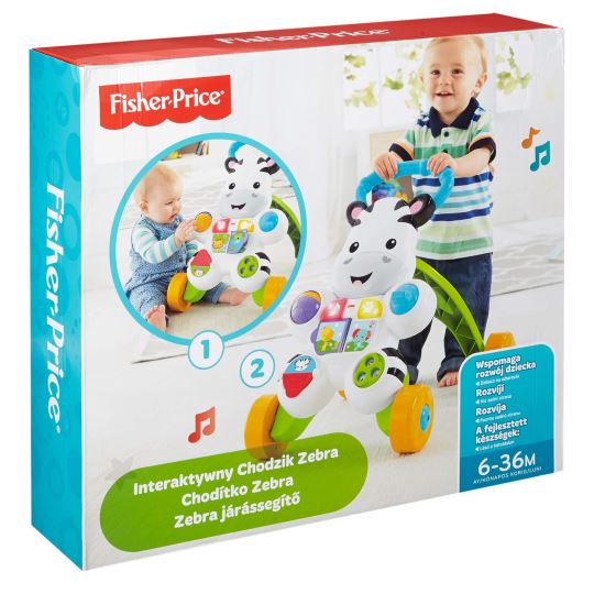 Fisher Price Melodili Zebra Yürüteç