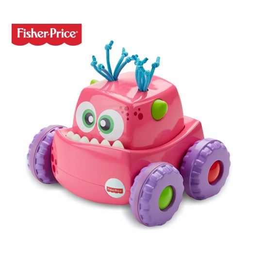 Fisher Price Sevimli Canavarlar Kamyonu Yeşil Pembe