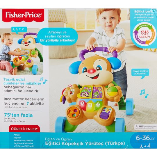 Fisher Price Eğlen & Öğren™ Yaşa Göre Gelişim Eğitici Köpekçik Yürüteç