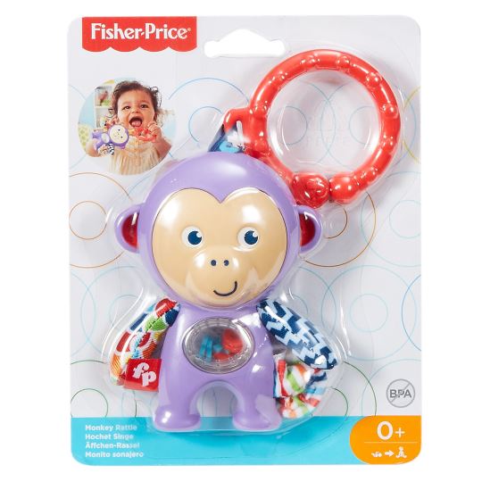 Fisher Price Hayvanat Bahçesi Arkadaşları Çıngıraklar Aynalı Panda Sevimli Maymun