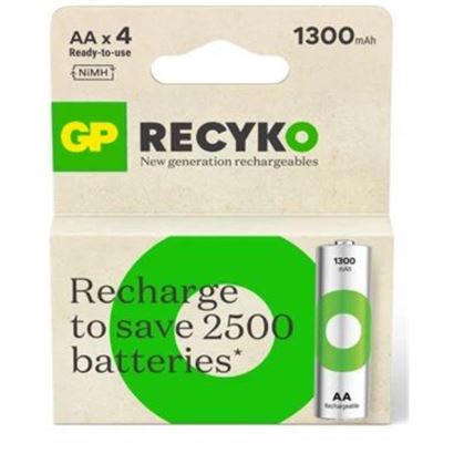 Gp Aa 1300 Mah Şarjlı Kalem Pil 4'lü Paket Gp130aahcemtr-4lü