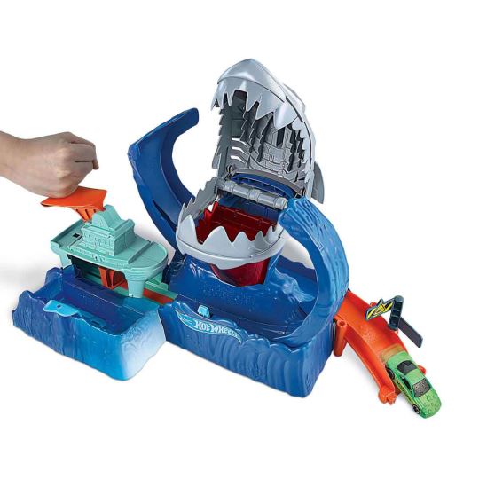 Hot Wheels Robotik Köpek Balığı Renk Değiştiren Oyun Seti Deniz Shop