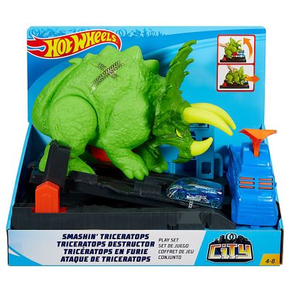 Hot Wheels Triceraptors Saldırısı