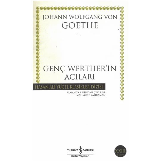 Genç Wertherin Acıları Hasan Ali Yücel Klasikler 0