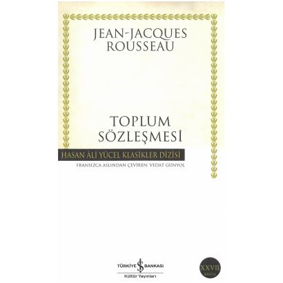 Toplum Sözleşmesi Hasan Ali Yücel Klasikler