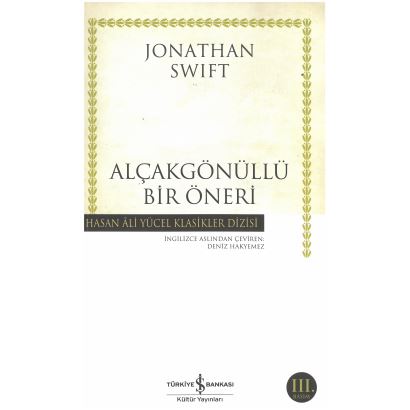 Alçakgönüllü Bir Öneri Hasan Ali Yücel Klasikler