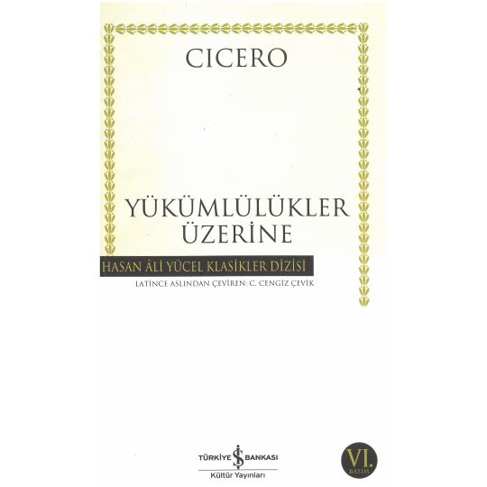 Yükümlülükler Üzerine Hasan Ali Yücel Klasikler