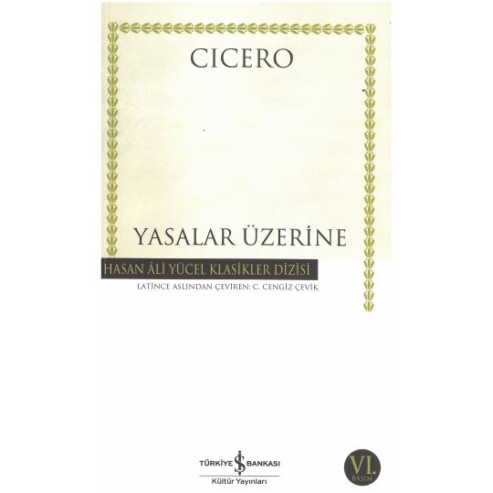 Yasalar Üzerine Hasan Ali Yücel Klasikler