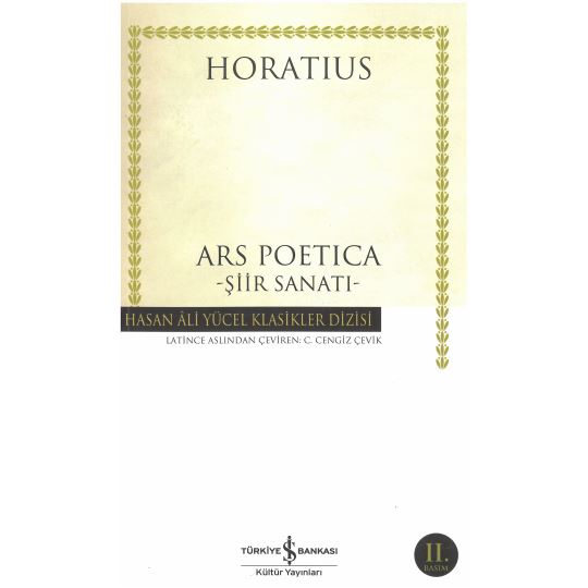 Ars Poetica - Şiir Sanatı