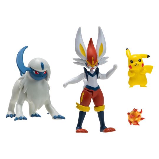 Pokemon Battle Aksiyon Figür Ve Figür 4'lü Set