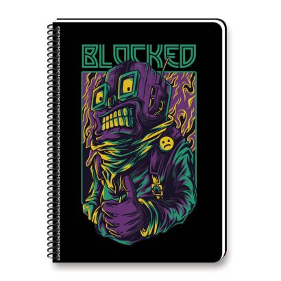 Keskin A4 80 Yaprak Çizgili Rebel Defter Blocked