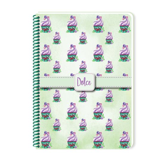 Keskin A4 80 Yaprak Çizgili Dolce Defter Cupcake